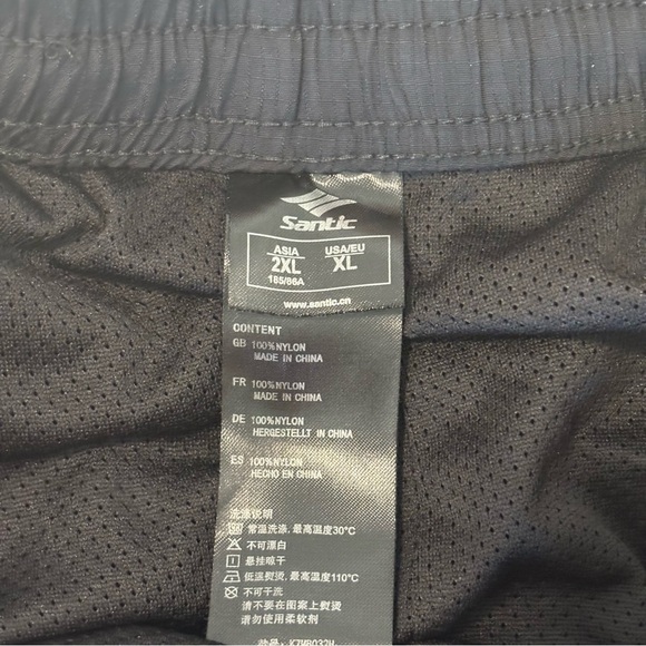 Men’s Santic Black Riding Cycling Shorts with Padding – Size xl - Picture 3 of 5